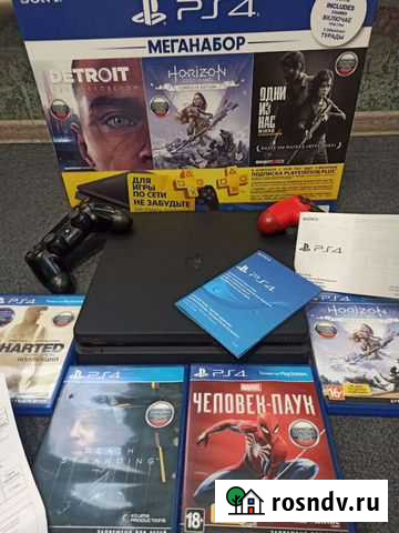 Sony PS4 slim 1tb,3 ревизии Ленинск-Кузнецкий - изображение 1