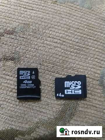 Карта памяти MicroSD 4gb Мурманск - изображение 1