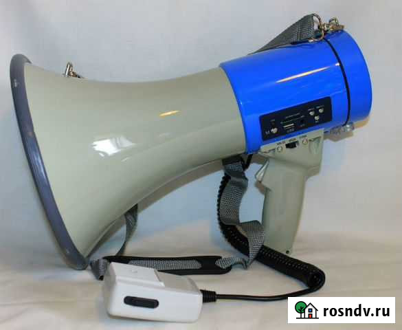 Мегафон новый с USB, AUX, SD, 30 Вт Санкт-Петербург - изображение 1