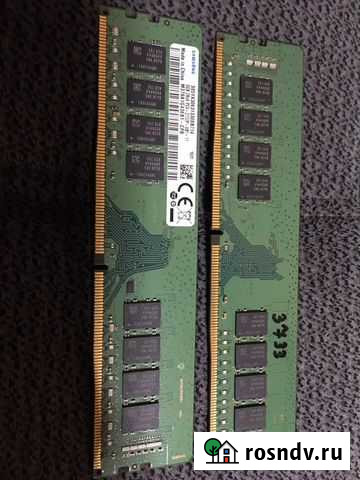 Samsung ddr4 16gb (2x8gb) 2133-3733mhz Тула - изображение 1