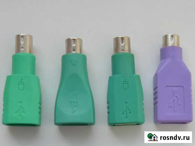 Переходники PS/2 - USB Мичуринск - изображение 1