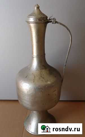 Старинный медный водоносный кувшин.Высота 73 см.10 Кизляр - изображение 1