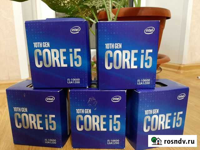 Новые процессоры i5 10600 Box (с куллером) Йошкар-Ола - изображение 1