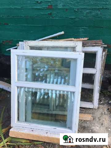 Деревянные окна бу бесплатно Старый Оскол - изображение 1
