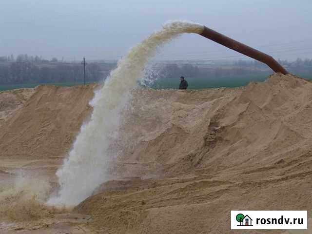 Песок; пгс; Щебень, чернозем, грунт. Доставка Альметьевск - изображение 1