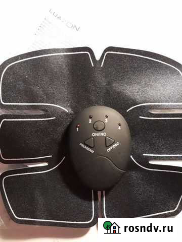 Массажёр для пресса LuazON LMZ-052, 6 режимов Черногорск - изображение 1