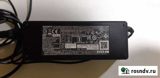 Блок питания sony 19,5v 3.05 a для tv Череповец - изображение 1