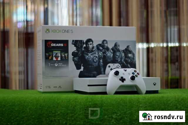 Xbox One S 1Tb-500Gb + Игры. Рассрочка. Гарантия Ижевск - изображение 1