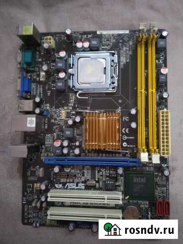 Материнская плата 775 + core2duo Пушкино - изображение 1