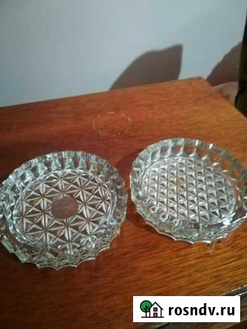 Пепельница хрустальная СССР Таганрог - изображение 1