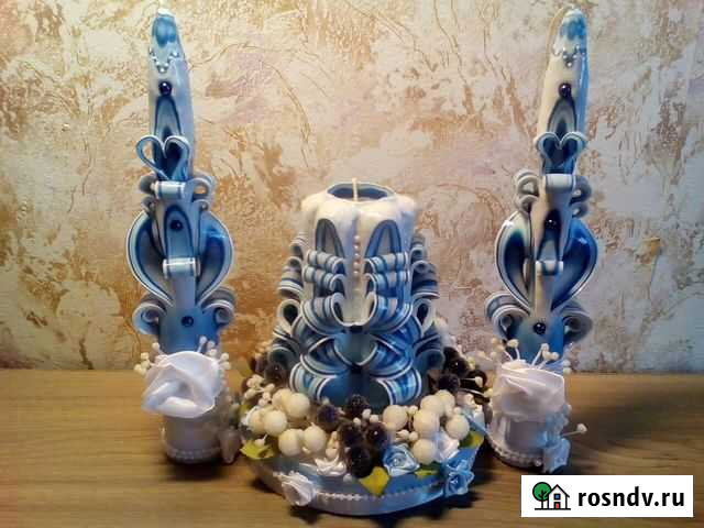 Свадебные резные свечи. Ручная работа Нижний Новгород - изображение 1