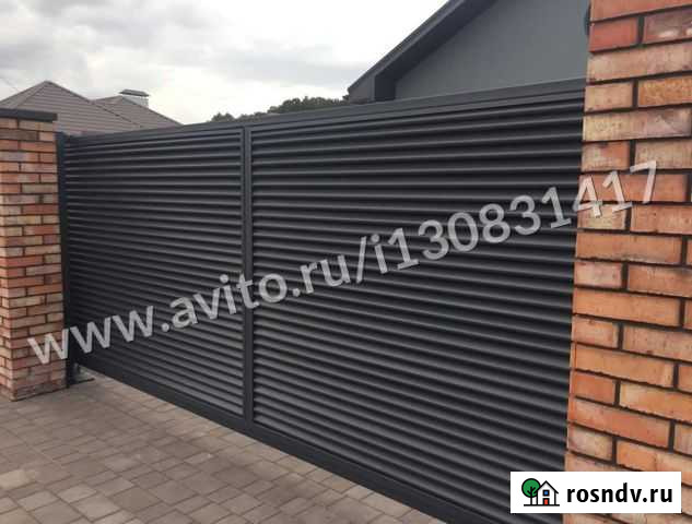 Ворота откатные Реутов - изображение 1