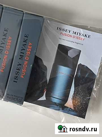 Пробники мужские Issey Miyake Fusion D’issey Новороссийск - изображение 1