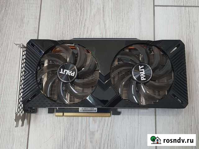 Видеокарта Palit GTX 1660TI dual 6гб Воронеж - изображение 1