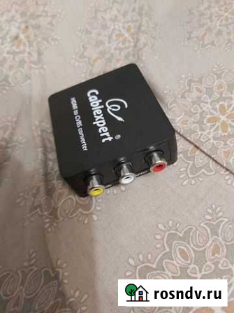 Перходник/конвертер с hdmi на rca/тюльпаны Петрозаводск - изображение 1