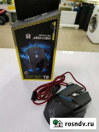 Игровая мышь Optical Mouse T6 Иркутск - изображение 1