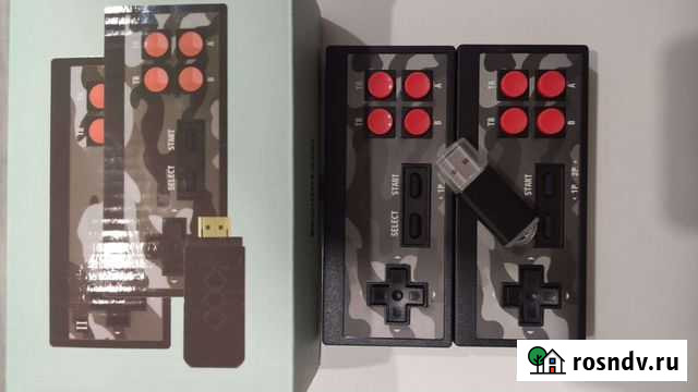 Новая игровая приставка Dendi 8 bit со встроенными Череповец - изображение 1