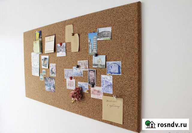 Пробковая доска 10 шт самоклеящаяся 30х40 см Мытищи - изображение 1