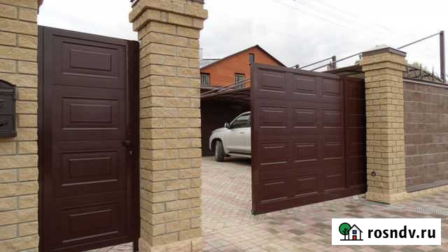 Откатные ворота Prestige с калиткой Казань - изображение 1