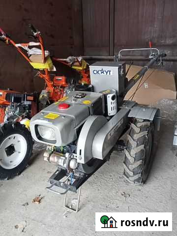 Мотоблок скаут 81DE + почвофреза Супонево - изображение 1