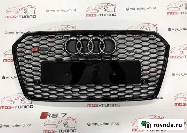 Решетка на Audi A7 в стиле RS7 14-17 гг. дизайн 3 Екатеринбург - изображение 1