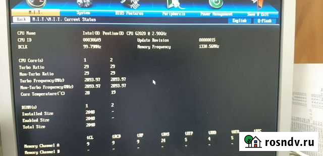 Материнская плата с процессором 1155 Иваново - изображение 1