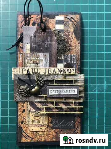 Открытка ручной работы с декоративными элементами Ростов-на-Дону - изображение 1