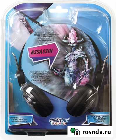 Полноразмерная стерео гарнитура SmartBuy Assassin Бузулук - изображение 1