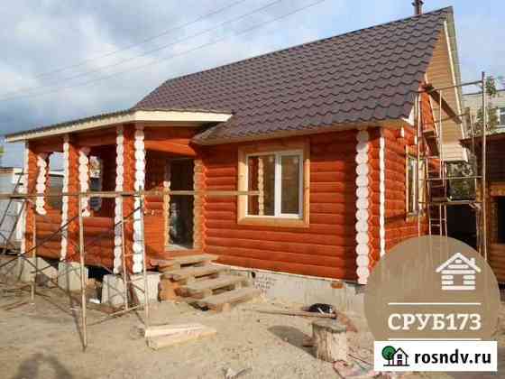 Деревянный дом 6м на 8м с фронтоном Ульяновск