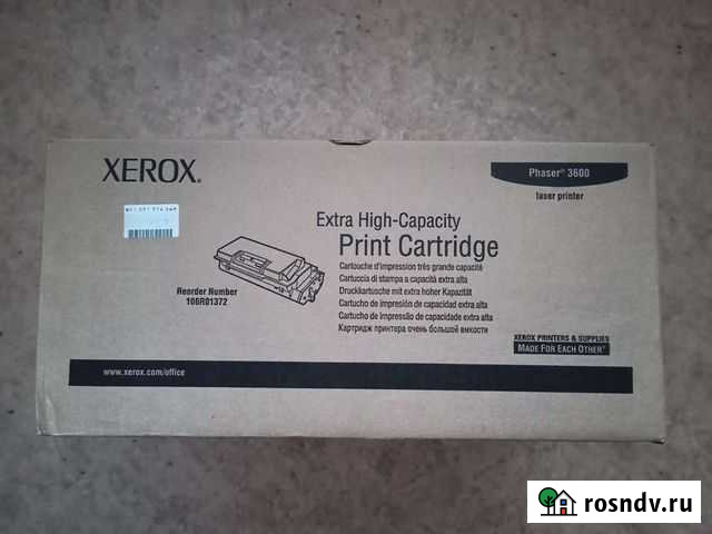 Картриджи xerox 106R01372 Ульяновск - изображение 1