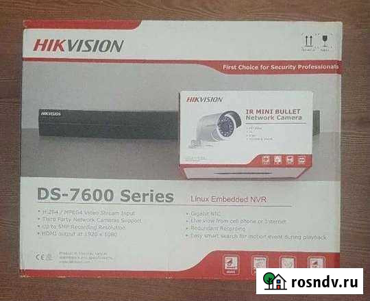 Видеорегистратор Hikvision 7604ni-se/p Североморск - изображение 1