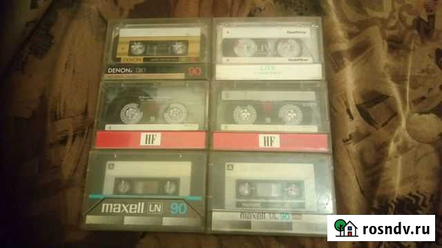 Аудио кассеты Sony, Maxell, Denon, Goldstar Новокузнецк - изображение 1