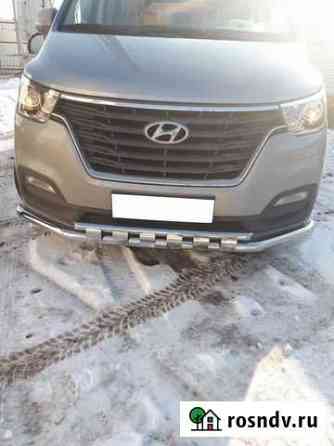 Защита бампера 60/42 мм Hyundai Grand Starex 2018 Ахтубинск