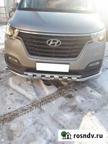 Защита бампера 60/42 мм Hyundai Grand Starex 2018 Ахтубинск - изображение 1