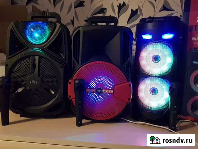 Колонки bluetooth с микрофоном Подольск - изображение 1