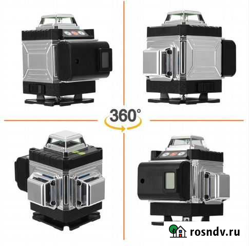 Лазерный уровень 4D 16 линий с пультом, вариант 2 Энгельс - изображение 1