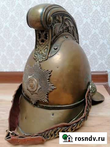 Пожарная каска Великобритания нач 20в офицер Москва - изображение 1
