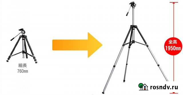 Slik Professional Design 2 - до 10 кг высота 2 м Фрязино - изображение 1