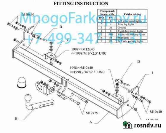 Фаркоп Jeep Wrangler Рязань