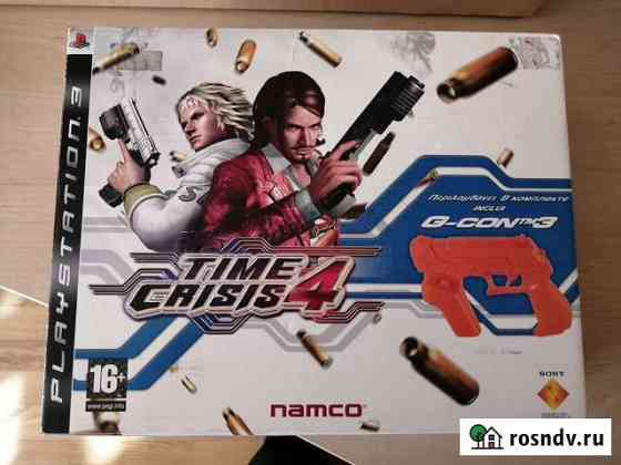 Игра Time Crisis 4 + Пистолет G-Con Gun для PS3 Томск
