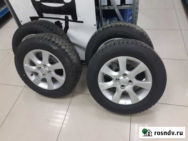 Зимние колёса r15 195/65/15 Хабаровск - изображение 1