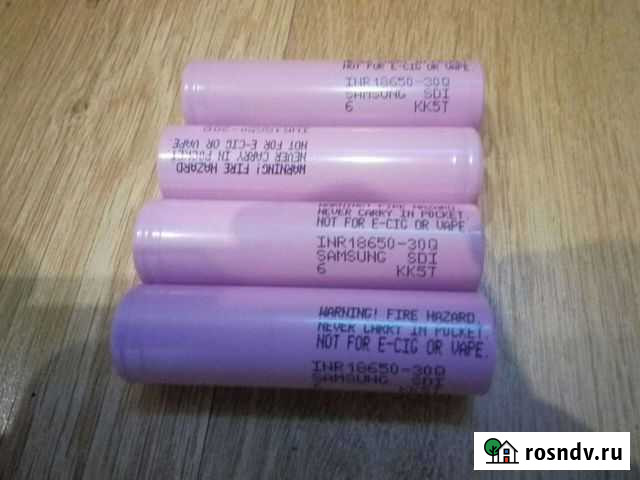 Аккумуляторы samsung INR18650-30Q. 3000mah Симферополь - изображение 1