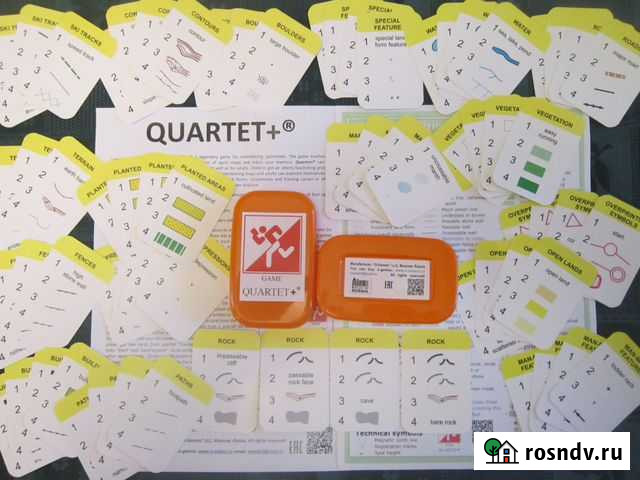 Игра Квартет+ англоверсия об ориентировании Михнево - изображение 1