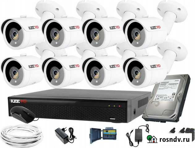 Видеонаблюдение (комплект 8 AHD видеокамер 2 Mpix) Ижевск - изображение 1