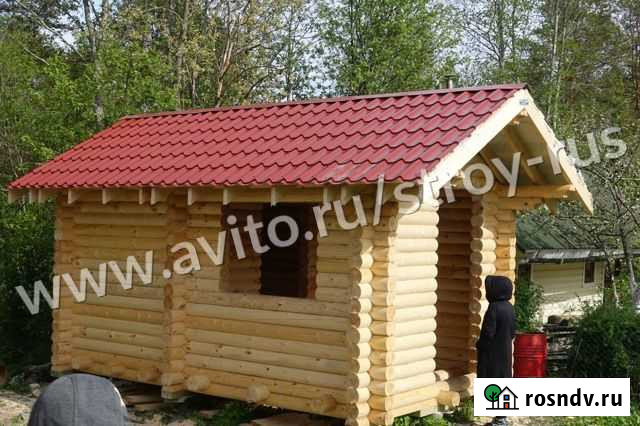 Сруб бани 3.0х5.0м. с лагами из бревна (Видео) Сертолово - изображение 1