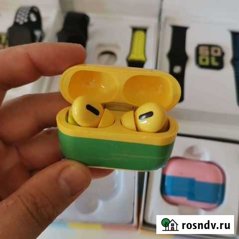 Airpods pro цветные Ессентуки - изображение 1