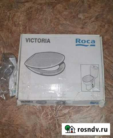 Крышка-сиденье Roca Victoria(Испания) для унитаза Вилючинск - изображение 1