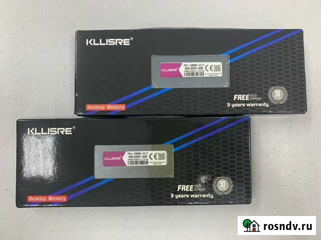 Комплект оперативной памяти DDR3 8Gb Kllisre Тюмень - изображение 1