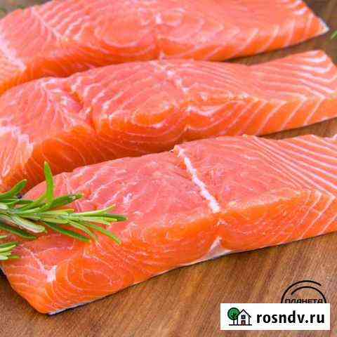 Стейки семги свежемороженной без костей Новокузнецк