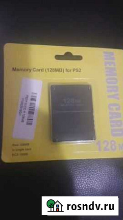 Карта памяти (Memory Card) 128 MB (PS2) Тольятти - изображение 1